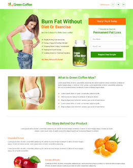 HTML5 Responsive Weight Loss Squeeze Page Design Template To Boost Sale Of Your Product and Services