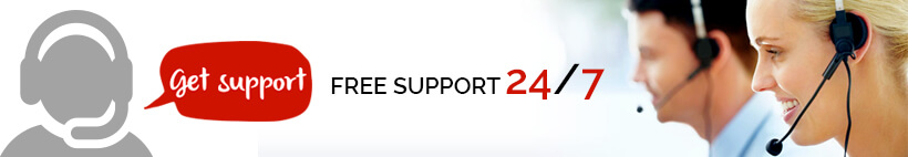 24 hours support service